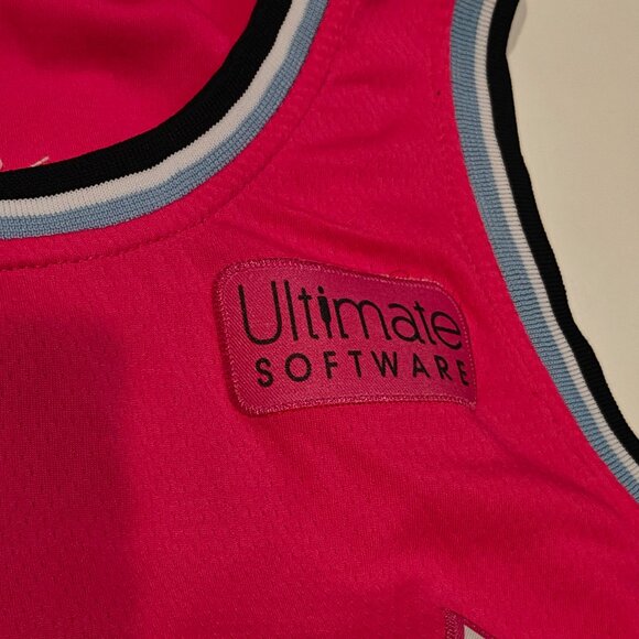 Nike Miami Heat Tyler Herro Vice City Edition Jersey NBA Swingman Pink Size 48 - Picture 10 of 15